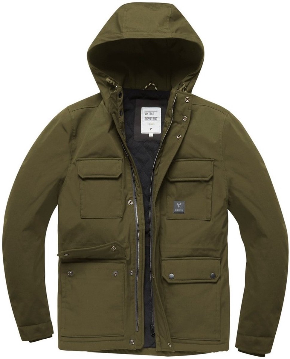 Vintage Industries Funktionsjacke Winston Parka Taupe Bruin