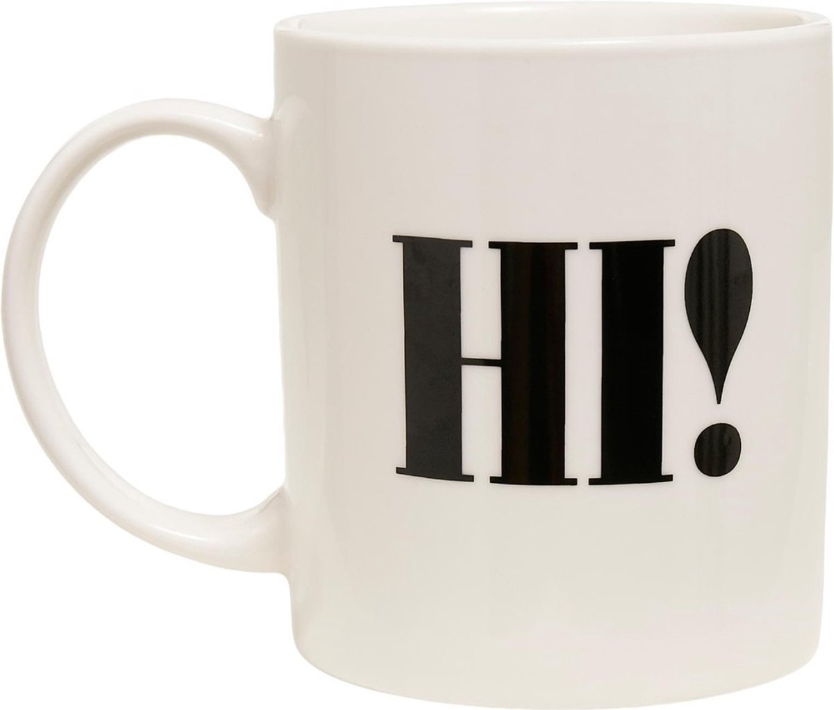 Mister Tee - Hi Bye Mok/beker - Wit