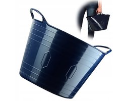 KADAX Flexibele mand universele wasbak 26L marineblauw