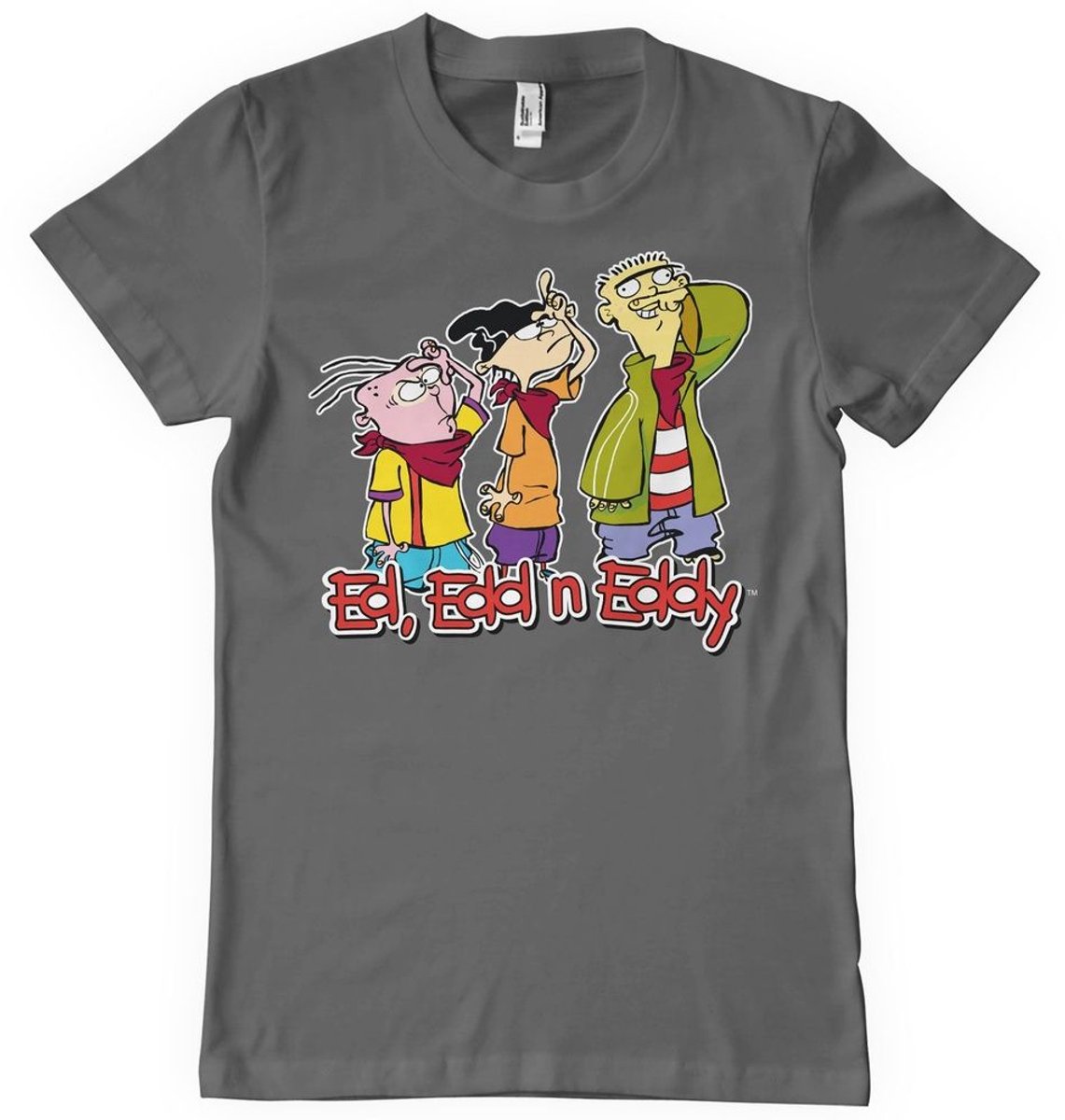 Cartoon Network Ed, Edd n Eddy T-Shirt WB-1-EEE001-DTF920 DarkGrey-L