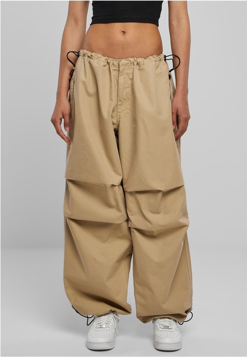 Urban Classics Cotton Parachute Wijde broek 4XL Beige