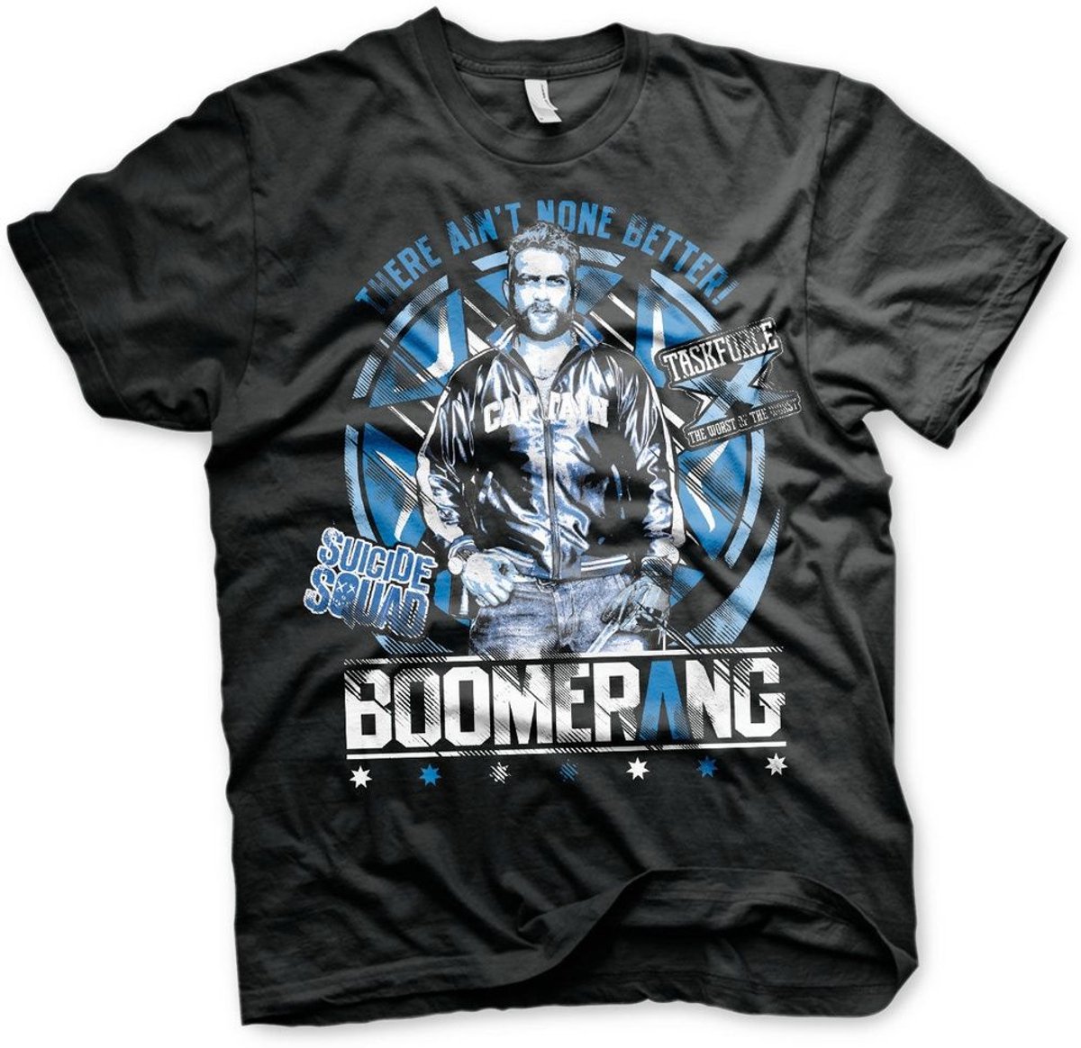 Suicide Squad Boomerang Big Tall T-Shirt WB-1-SS006-H66-5 Black-3XL