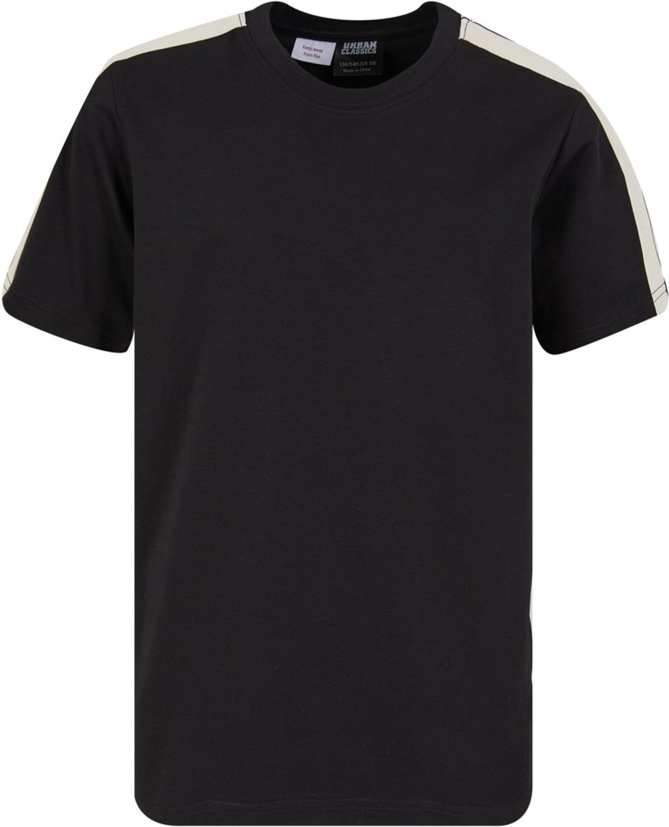 Urban Classics Tennis Core Kinder Tshirt Kids 158/164 Zwart