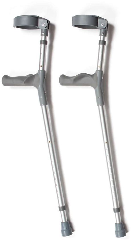 Elleboogkrukken ergonomisch AC002 – gesloten manchet – set van 2