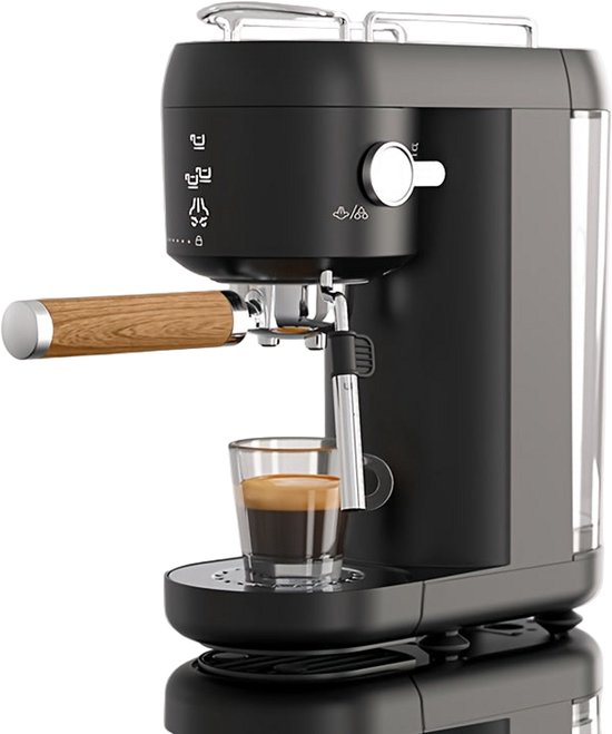 Espressomachine Koffiezetapparaat,20 bar 1350 W,met melkopschuimer