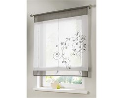 Transparant Vouwgordijn - Luchtig en Stijlvol - 1 stuk - 100% Polyester