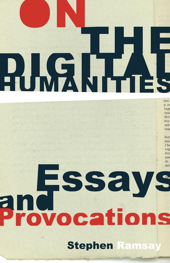On the Digital Humanities - cover