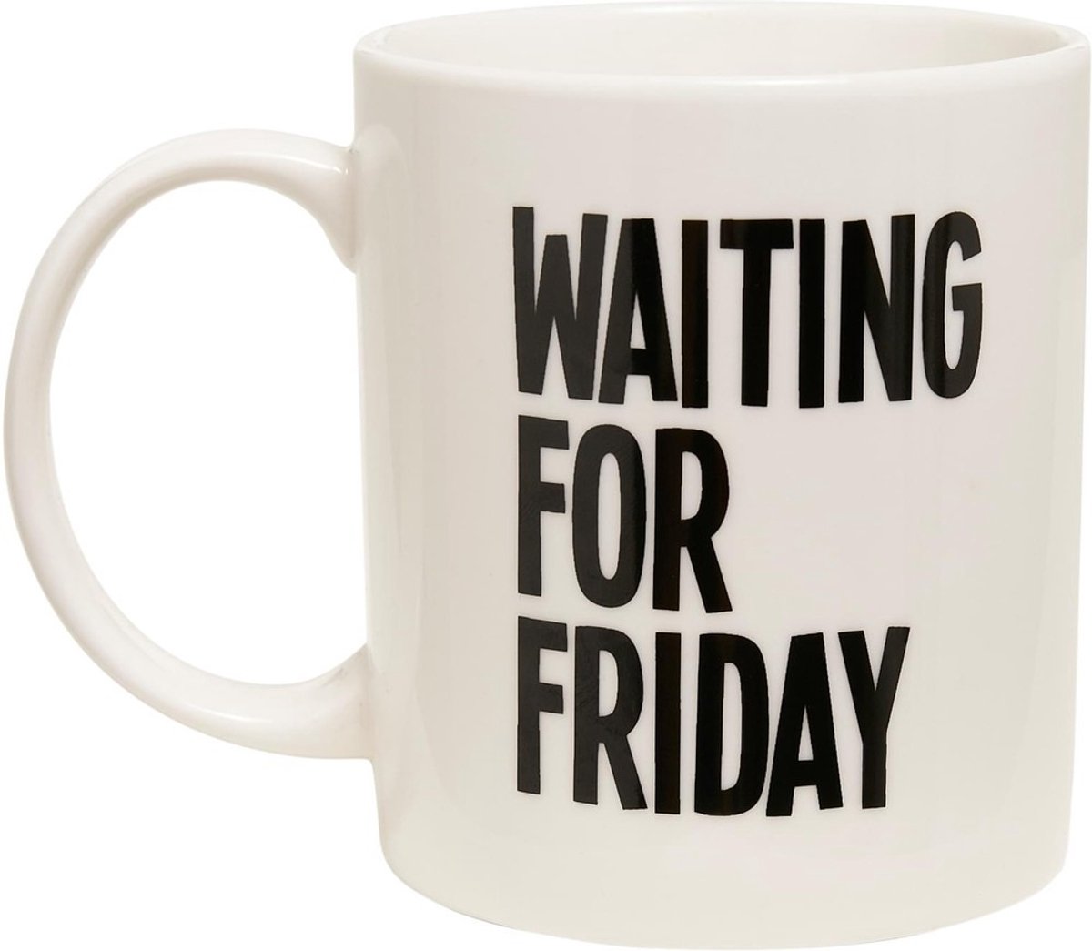 Mister Tee - Waiting For Friday Mok/beker - Wit