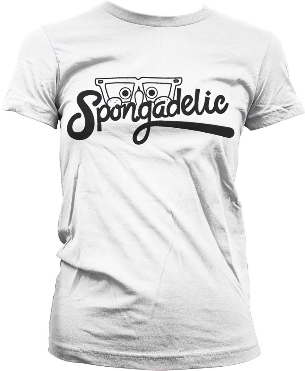 SpongeBob SquarePants Spongadelic Girly T-Shirt Damen White-L