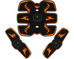 ABS-stimulator voor buikspieren, spierstimulator, EMS ABS-trainer voor bodytoning en fitness, USB-oplaadbare toningsgordel, ABS Fit Weight Muscle Toner-trainingsapparaat voor mannen en vrouwen