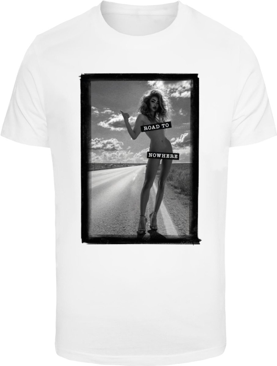 Mister Tee Road To Nowhere Heren Tshirt XS Wit