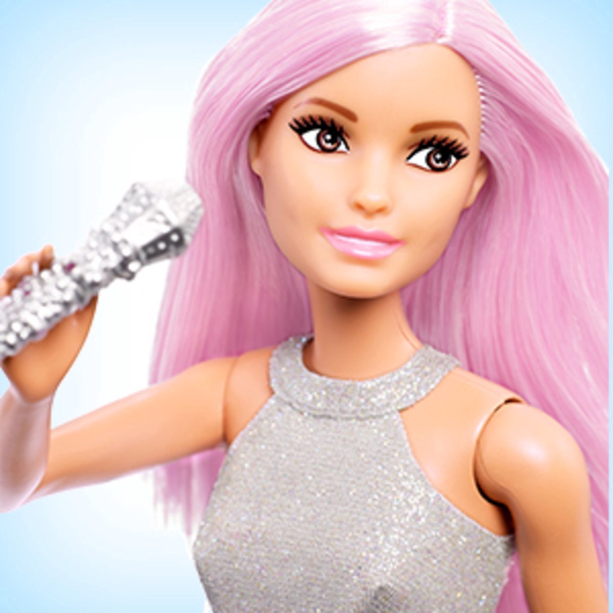Barbie Careers Popster – pop met roze haar inclusief microfoon — afbeelding 8