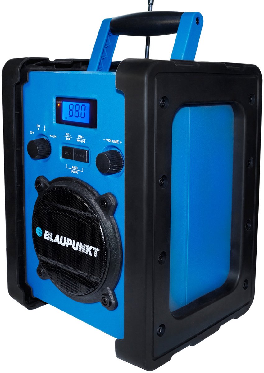 Blaupunkt - Draagbare radio - Bluetooth, AUX, LCD-scherm, PP30 Jobsite