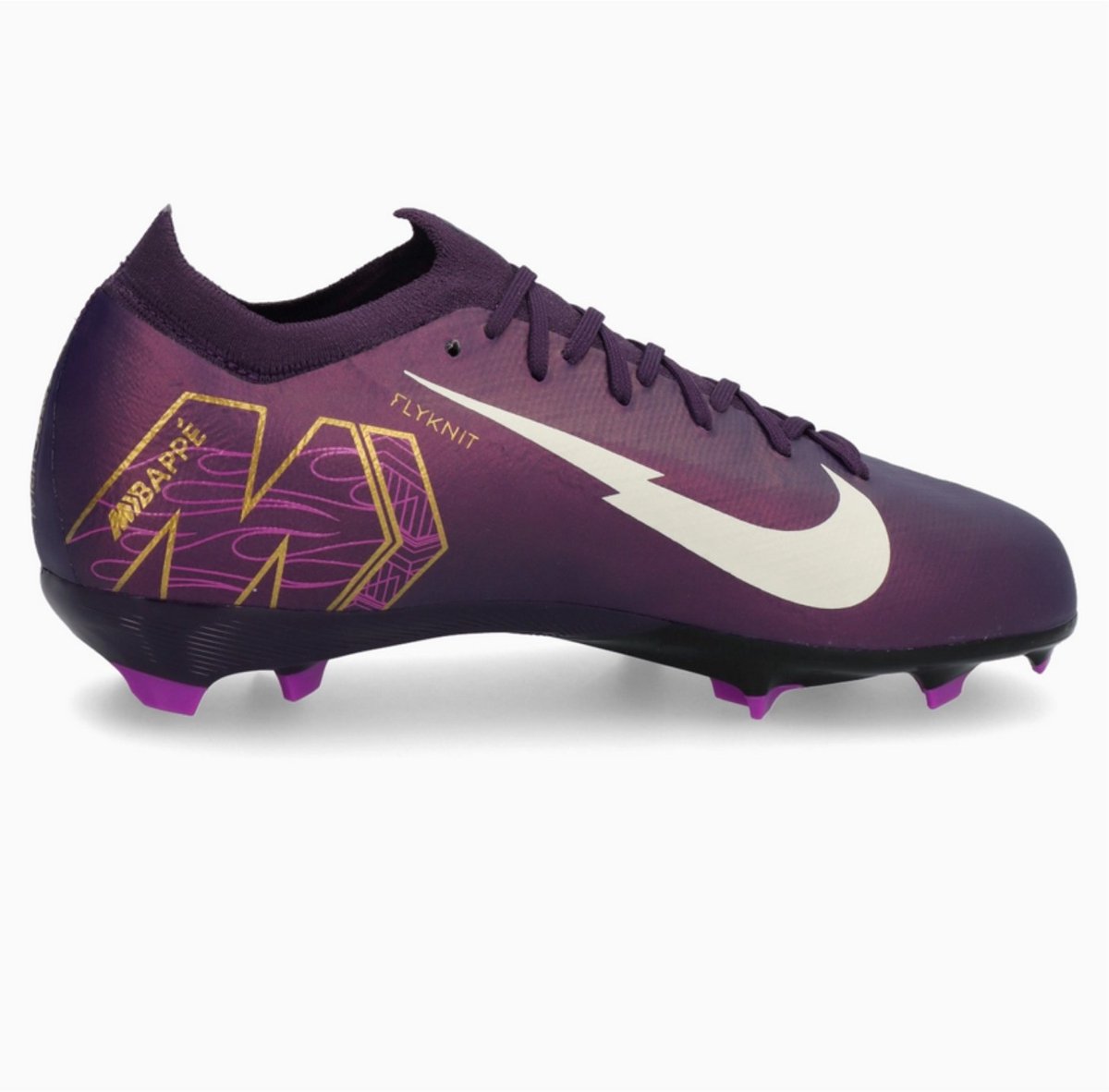 Nike JR. Mercurial Vapor 16 Pro Kylian Mbappé Voetbalschoenen Kinderen Paars