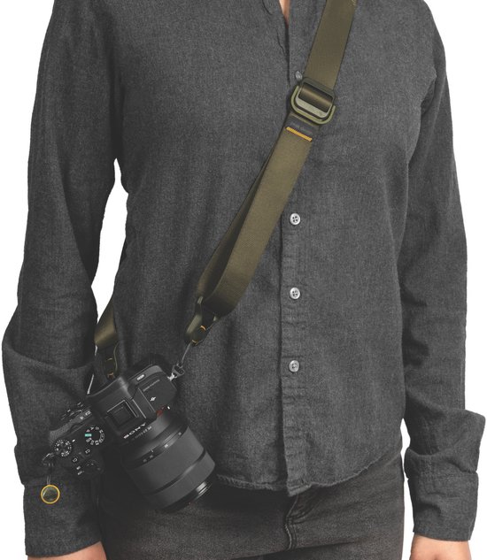 Peak Design - Slide Lite Kelp - Camerariem te gebruiken voor om de nek, schouder en sling