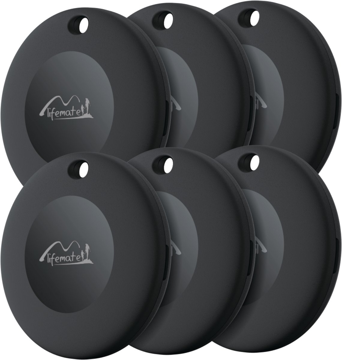 Lifemate - Life Tag - Android / Google Find My Device - Android Tracker - Android Smarttag - 6 Pack