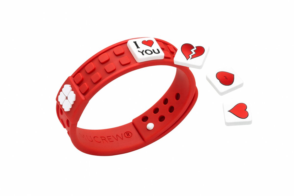Pixie Crew Creatieve Polsband Verstelbaar - Rood