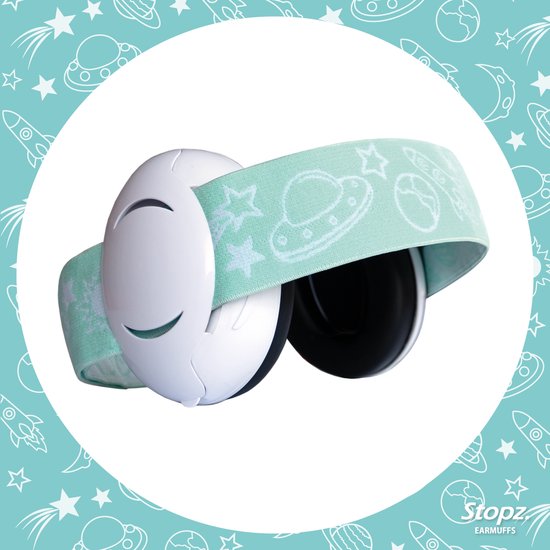Stopz. Baby Gehoorbescherming | Baby koptelefoon | Baby oorkappen | Oorbeschermers voor de allerkleinste | Vermindert omgevingsgeluid | Handig tijdens luidruchtige evenementen
