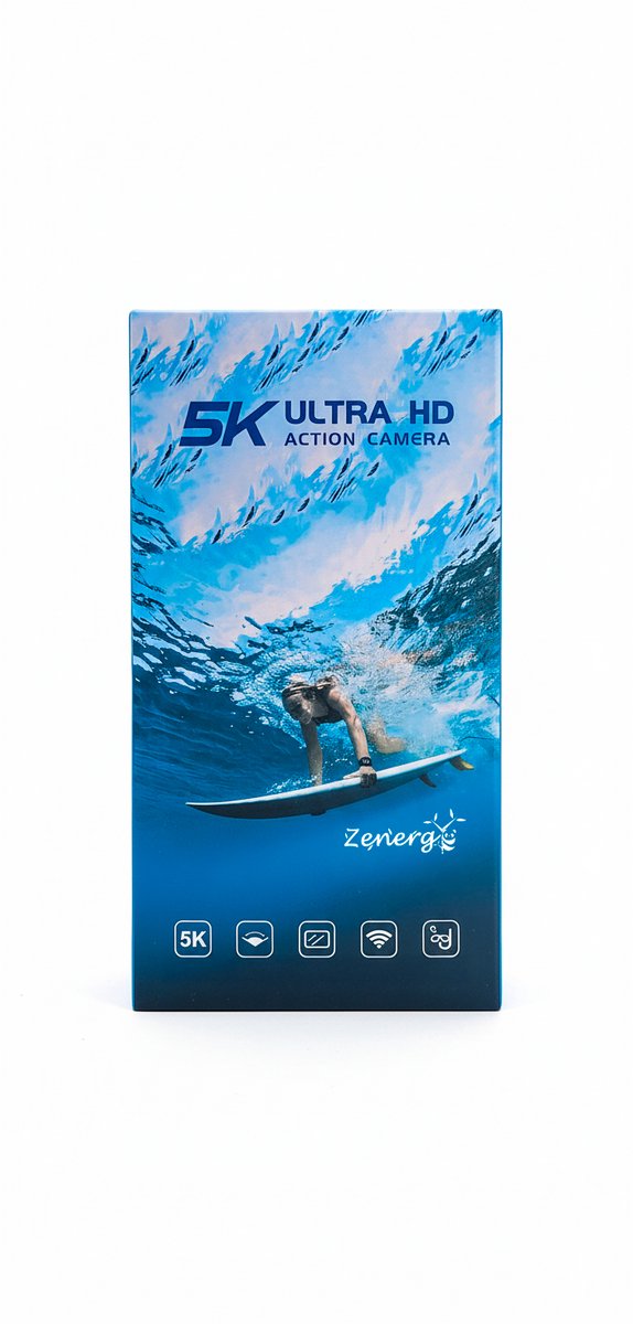 Zenergy Digitale Camera - 5K - 50MP - Compact Camera - Foto & Video - Action Camera - Vlog Camera thumbnail 7