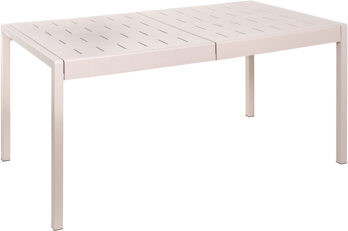 BARTICA - Tuintafel - Beige - 154 x 84 cm - Synthetisch materiaal