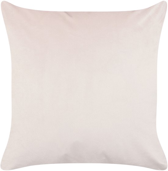 Beliani CHRYSANTHEMUM - Lot de 2 Sierkussen - Rose - Plastique