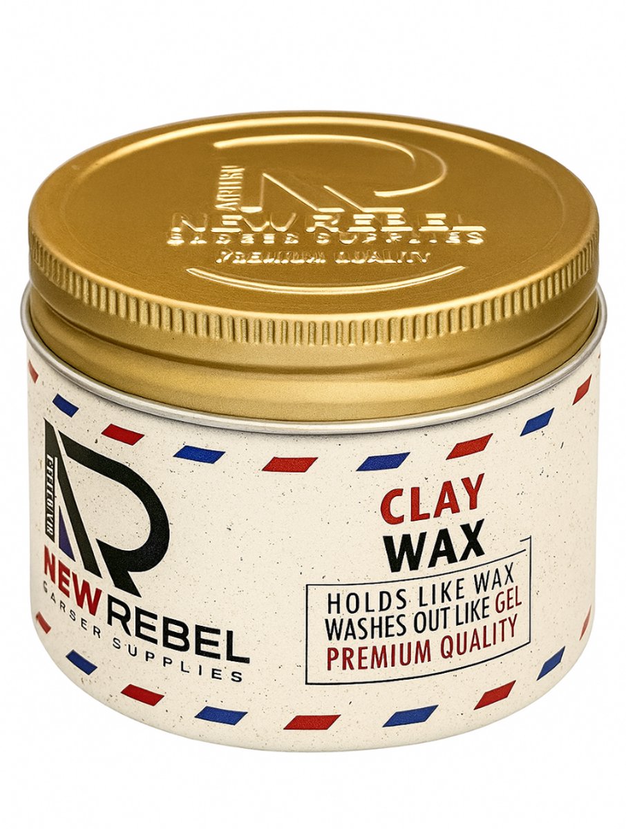 New Rebel CLAY WAX 125 – Haarstyling Wax voor Mannen (1x 125 ml) - Haar Wax Mannen