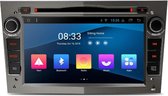 Autoradio met navigatie - 7” Opel Astra Corsa Zafira Vectra Vivaro, Canbus, GPS, Wifi, Mirror link, OBD2, Bluetooth - grijs
