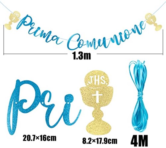 Anello Prima Comunione bambina Cuore oro 18k e smalto blu