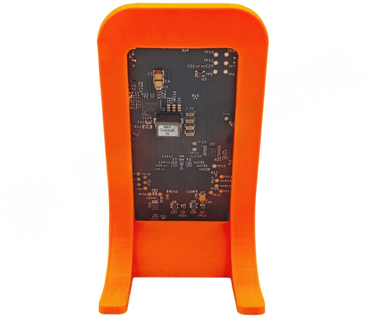 Bitaxe 601 Gamma 100% Noiseless - Stille Variant - Inclusief Stand & EU Stekker - 1.2 TH/s - Bitcoin Mini Miner Kit - Versie 2025 - Oranje — cadeau in Gadgets - foto 4