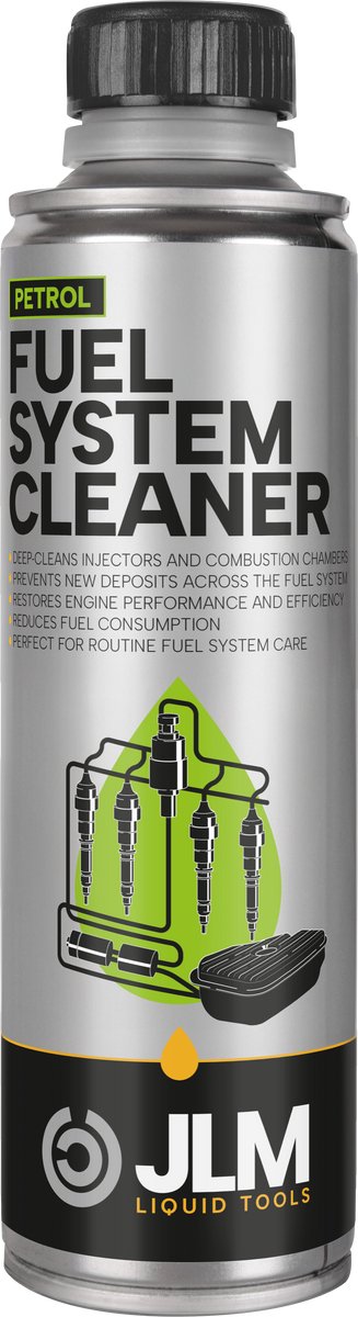 JLM Benzine Systeemreiniger - Brandstofadditief - Herstelt Motorrendement - Bespaart Brandstof - 250ml