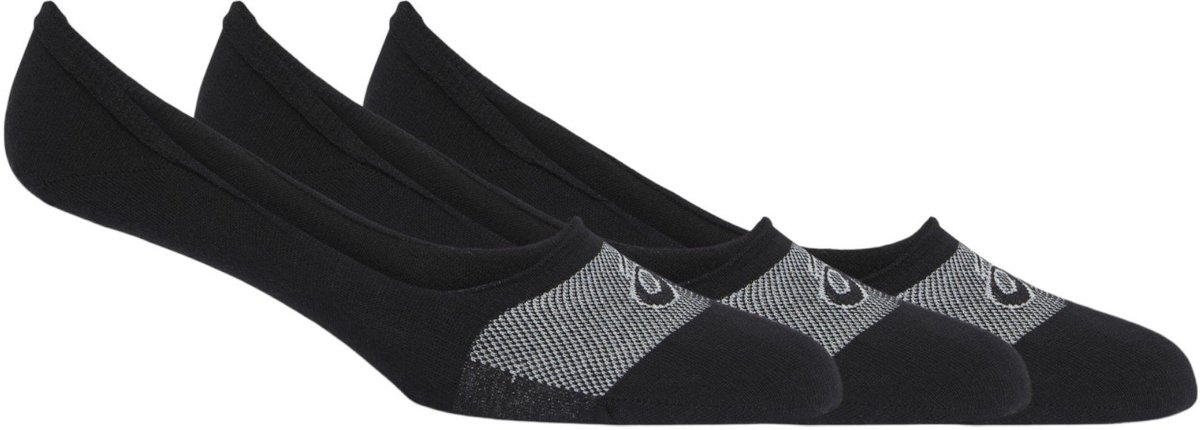 Asics Set van 3 zwarte onzichtbare sokken