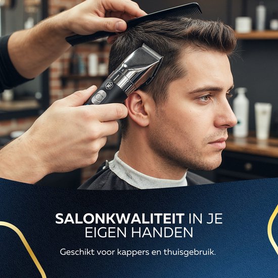 Professionele Draadloze Tondeuse - Beeperfect®- Tondeuse Mannen Hoofdhaar - Haartrimmer - Kapper Haar Machine - Haartondeuse - Trimmer Baard - Trimapparaat - Barber Hair Clipper - Kapper Trimmer