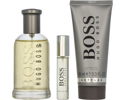 Boss Bottled No.6 Gift Set Edt 100 Ml, Shower Gel 100 Ml And Miniature Edt 10 Ml