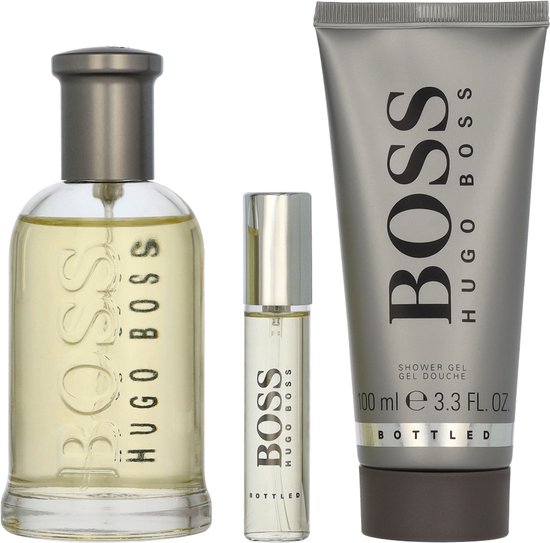 Boss Bottled No.6 Gift Set Edt 100 Ml, Shower Gel 100 Ml And Miniature Edt 10 Ml
