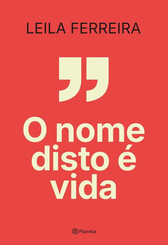 O nome disto é vida - cover