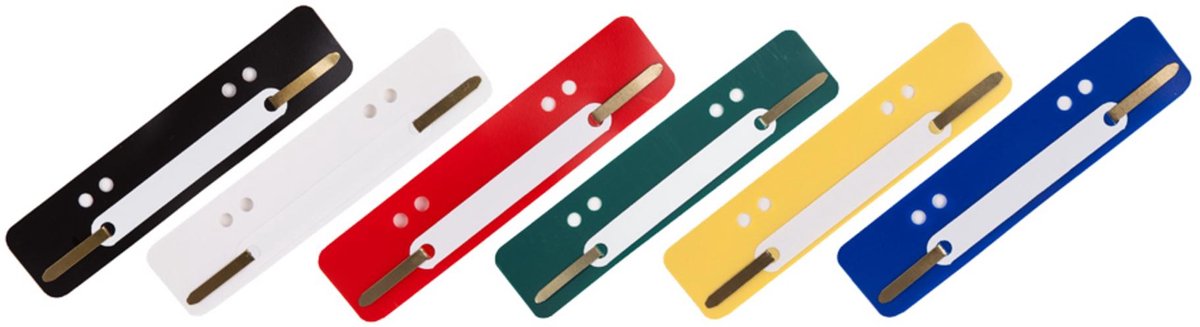 proOFFICE heftstrips, PP-folie, gesorteerd, 250 stuks