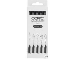Set of liners Copic Multiliner 5 pcs