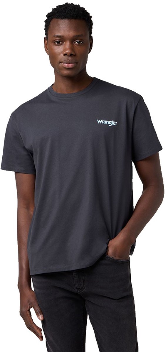 Wrangler Vintage T-shirt Met Korte Mouwen XS Man Zwart
