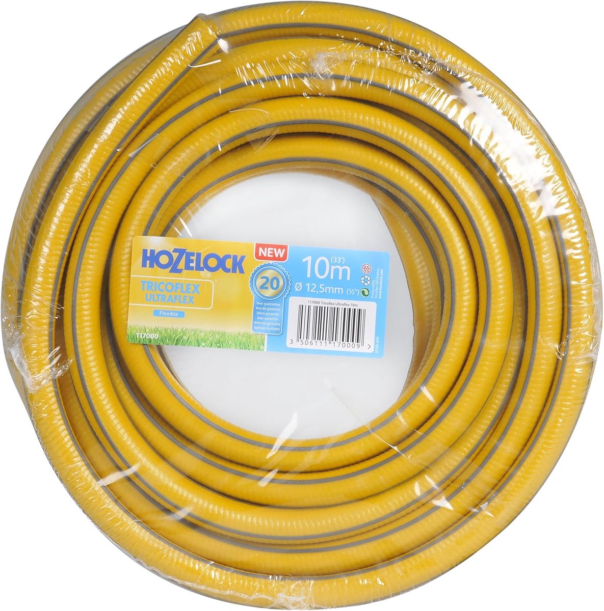 Tuinslang Ultraflex geel - 117000 Hozelock Tricoflex met Koppelstuk