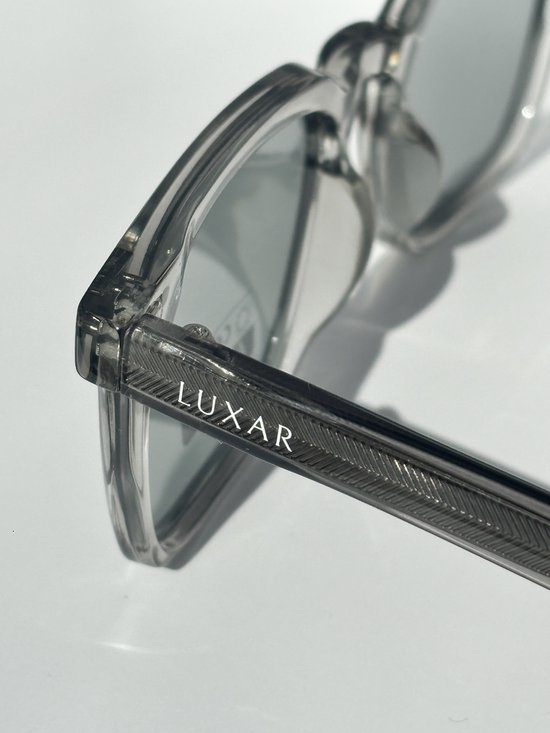 LUXAR Zonnebril Vierkant Lichtgrijs - UV400 Bescherming - Polariserend - Heren & Dames van LUXAR — afbeelding 3