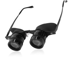 Visverrekijker Bril Handsfree, Professionele Verrekijkerbril voor Vissen, Vogels Kijken, Tv, Sport, Concerten, Theater en Bezienswaardigheden, 3x Vergroting