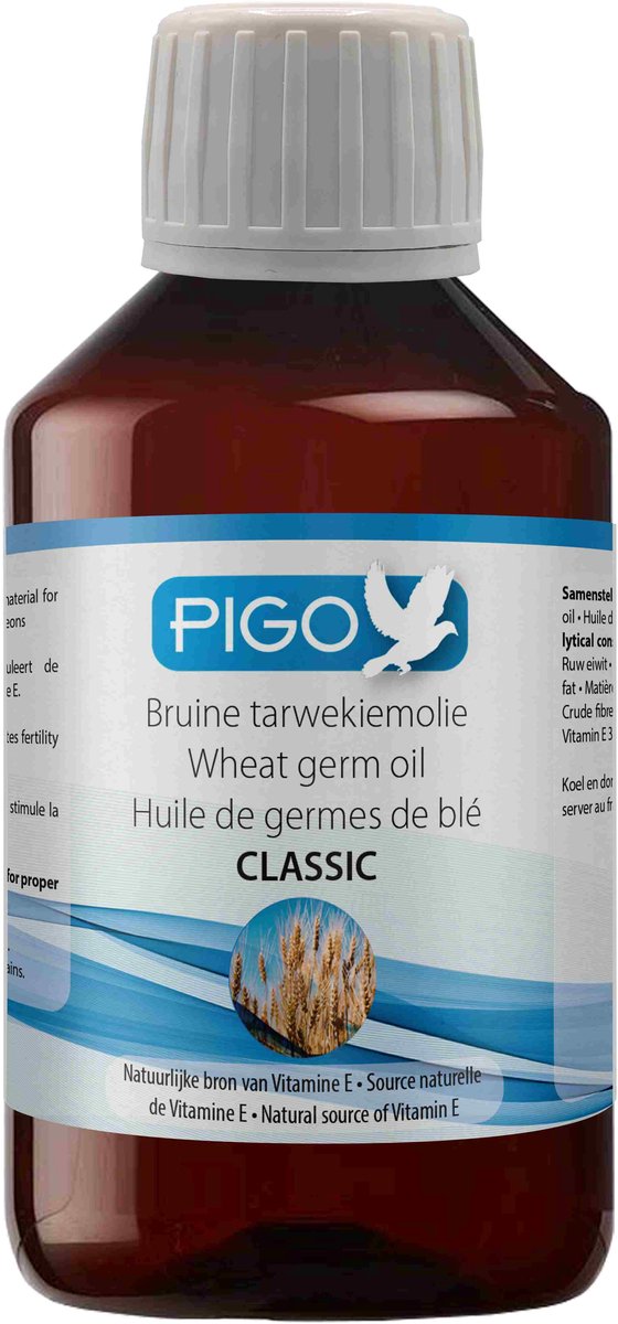 Pigo Tarwekiemolie Classic 250ml - voor postduiven