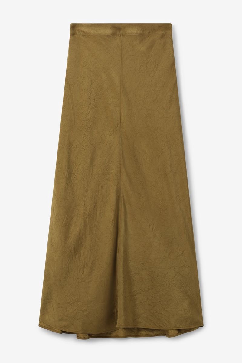 Sissy-Boy - Donkergroene maxi rok