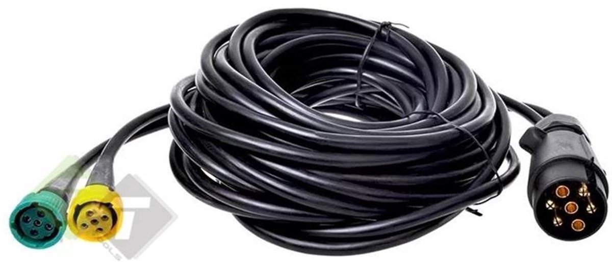 Kabel set Aspock - 7 polige stekker - 7 meter lang - Verlichtingskabel