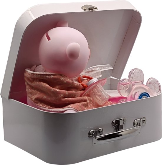 De Zoetebekjes® - Luiertaart - Pampertaart - Kraamcadeau - Kleine Reiziger - Roos van De Zoetebekjes — afbeelding 3