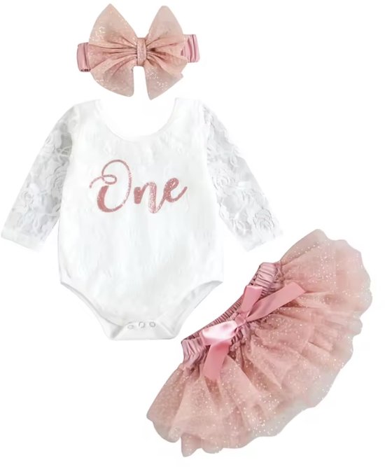 Schattige Baby Tutu Romper - Roze | Dé Perfecte Outfit Voor 1e Verjaardag Fotoshoots Feestjes Schattige Baby Tutu Romper - Roze | Dé Perfecte Outfit Voor 1e Verjaardag Fotoshoots Feestjes