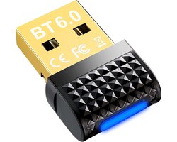Sounix Bluetooth 6.0 adapter - USB-adapter - Plug and Play - tot 20 meter - Windows 11/10/8.1/8