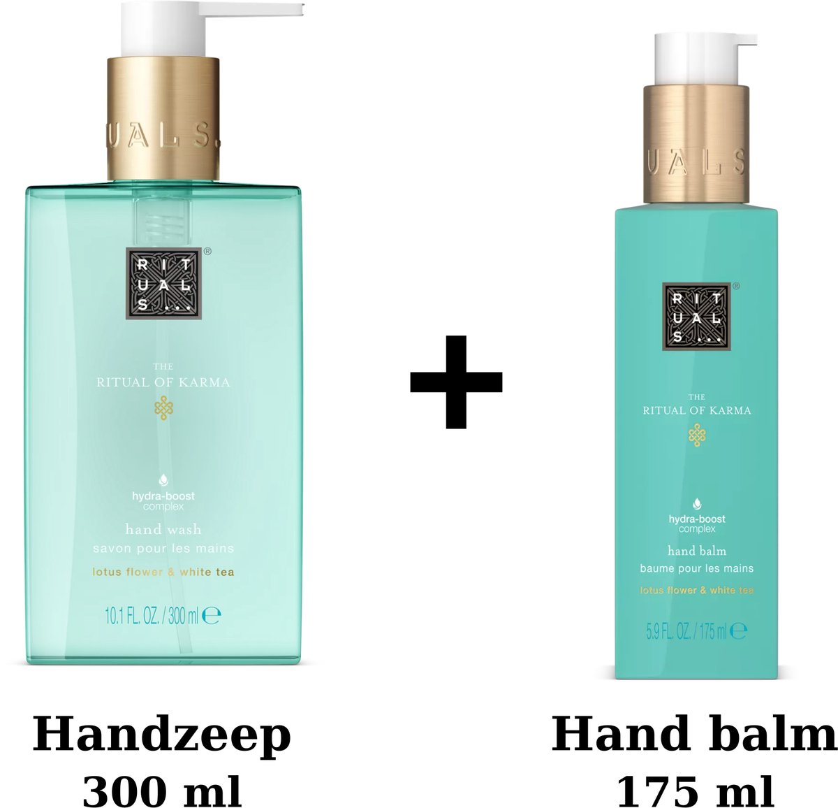 Rituals - Karma - Hand Wash Set - Handzeep 300 ml + Hand Balm 175 ml + Gift bag