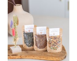 Lottea Giftset Theeproeverij 'Powervrouw' - cadeau verjaardag vrouw, cadeau moeder, cadeau mama, cadeau vrouw verjaardag, thee cadeau, cadeau vriendin, thee pakket, thee geschenkset, moederdag cadeau, moederdag cadeautje, moederdag geschenkset