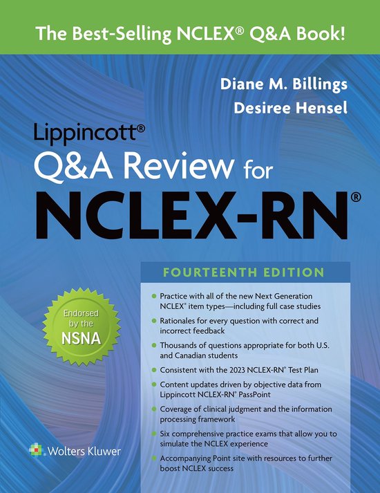 Lippincott Q&A Review for NCLEX-RN - cover